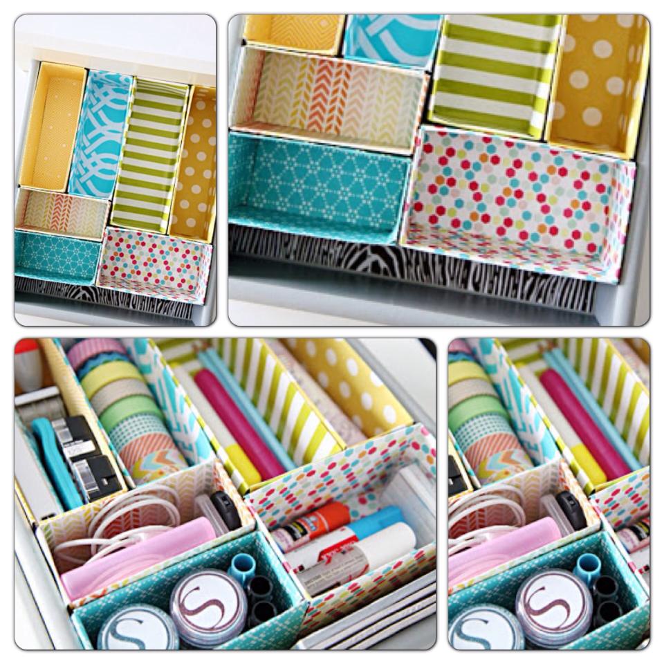 Organizador de gavetas caixas